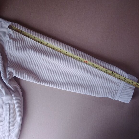 Cream corduroy button down shirt jacket Medium - Picture 7 of 11